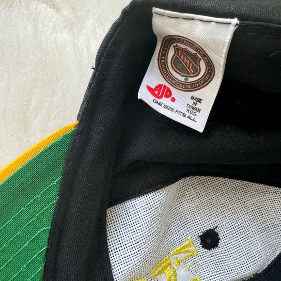 VTG '90s AJD Boston Bruins NHL Snapback Hat Cap - Picture 4 of 5